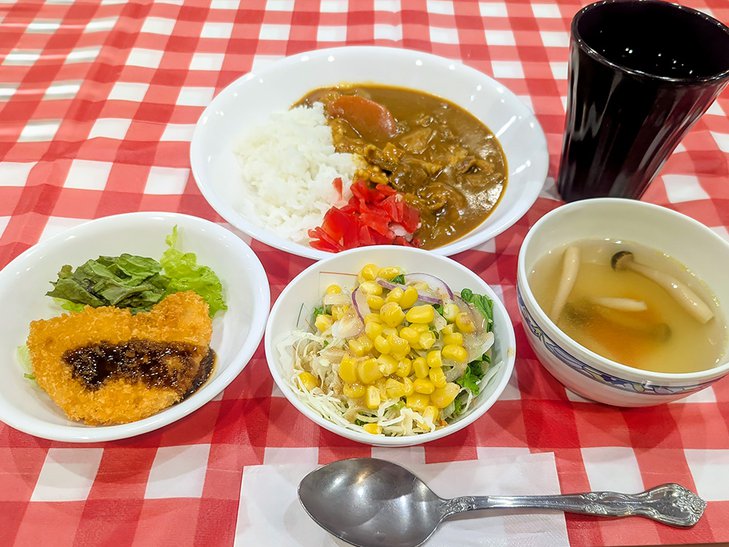 明倫館の食事 明倫館カレー
